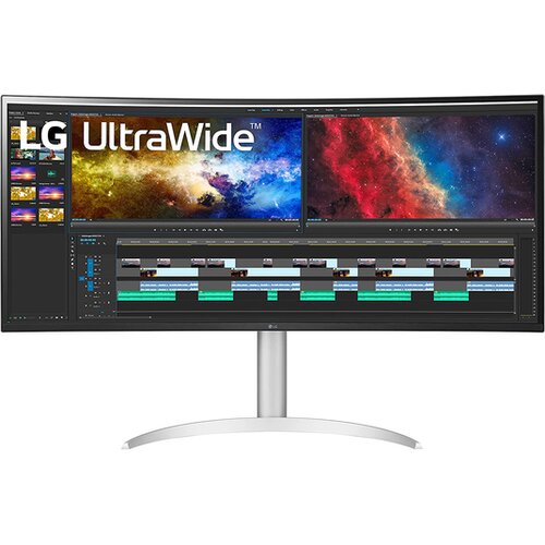 LG zakrivljen monitor 38WP85C-W ips ultrawide qhd usb type-c curved Slike