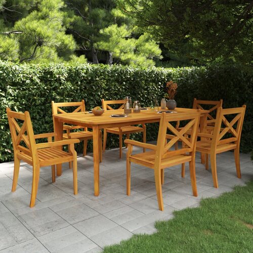 The Living Store Vrtni stol 200 x 100 x 75 cm od masivnog bagremovog drva Cijene