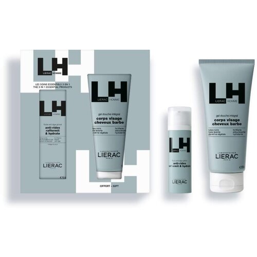 Lierac Homme Fluid, 50 ml + Gel za tuširanje, 200 ml SET za muškarce Cene