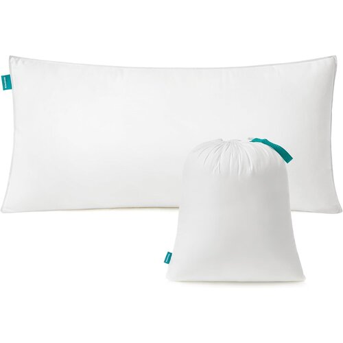 Songmics blazina 40 x 80 cm, polnilo 800 g, površina iz mehkega krtačenega poliestra, blazina pralna na 60°, z vrečko za shranjevanje, oblak bela TBP001W01, (21389210) Cene