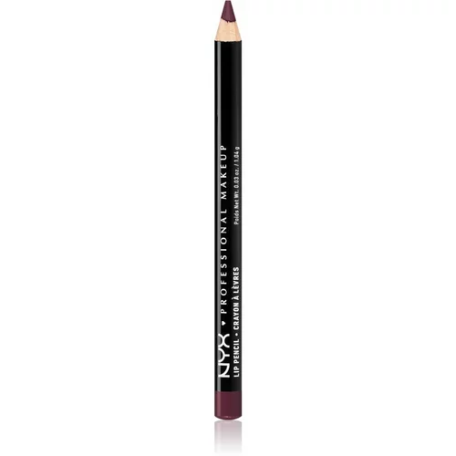 NYX Professional Makeup Slim Lip Pencil črtalo za ustnice 1 g odtenek 834 Prune