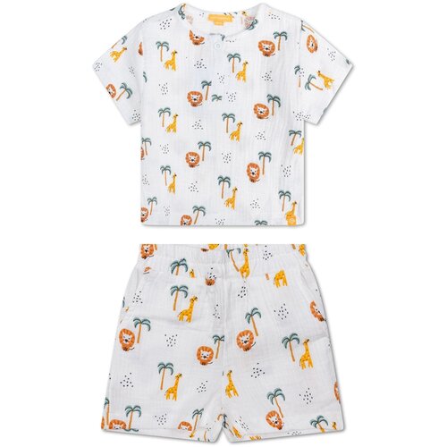 Swim Essentials Komplet za dečake, Šorts i majica, Beli Cene
