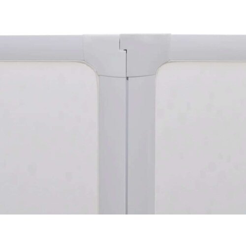 VidaXL Zaslon za tu&amp;scaron;-kadu 140x168 cm 7 panela sklopivi sa stalkom za ručnike Slike