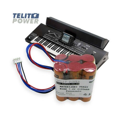  TelitPower baterija NiMH 7.2V 2100mAh Panasonic za klavijaturu Korg PA3X ( P-1983 ) Cene