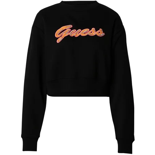 Guess Sweater majica narančasta / roza / crna