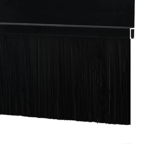  Samoljepljivi pečati za vrata 2 kom. 100 cm Aluminijski legura Crna Slike