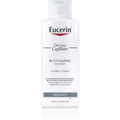 Eucerin DermoCapillaire Re-Vitalizing Shampoo &scaron;ampon proti izpadanju las 250 ml za ženske Cene