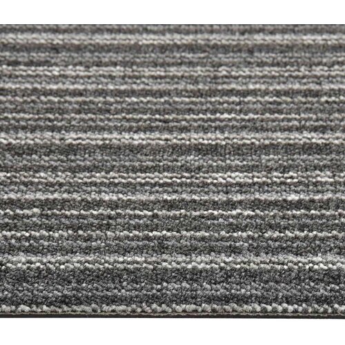  Tepih 20 pcs Prugasta antracit 50 x 50 cm 100% Polipropilen - Prugasta antracit Slike