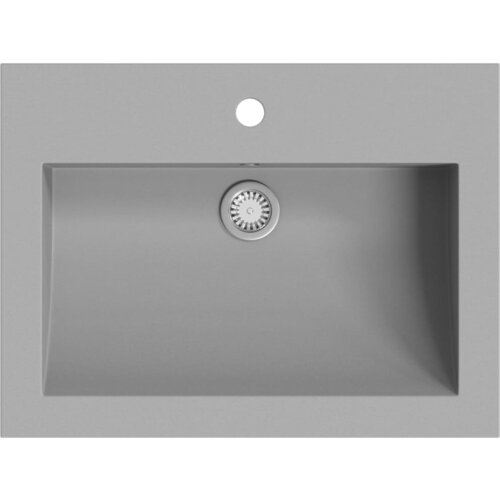 Maison Chic Granitni Umivalnik - Kopalna umivalnik - Lavabo 600x450x120 mm siv, (21684881) Cene