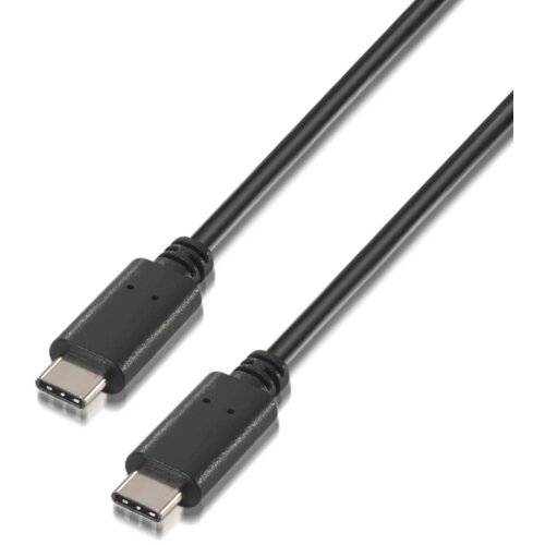 AISENS Kabel USB 2.0 3A TIPO USB-C M-USB-C M Negro 2,0M, (21091191) Cene