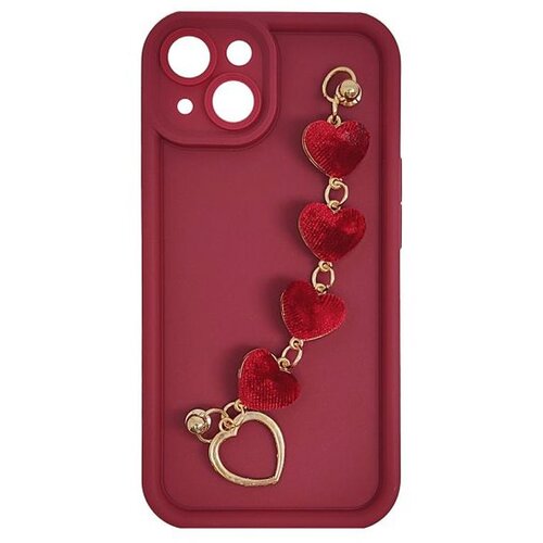 Max Mobile MM TPU IPHONE 14 - SILICONE CANDY WRIST STRAP R Heart Cene