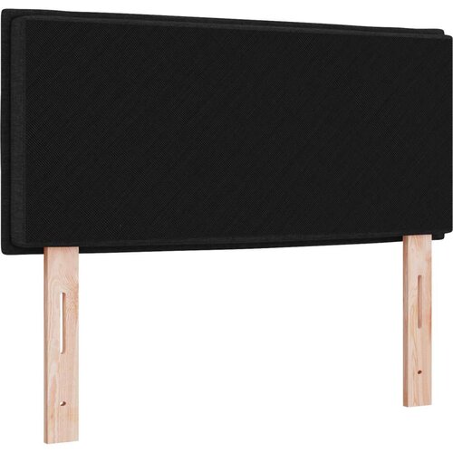 VidaXL naslon za krevet crni tkanina 90 x 7 x 78 cm naslon za krevet Slike