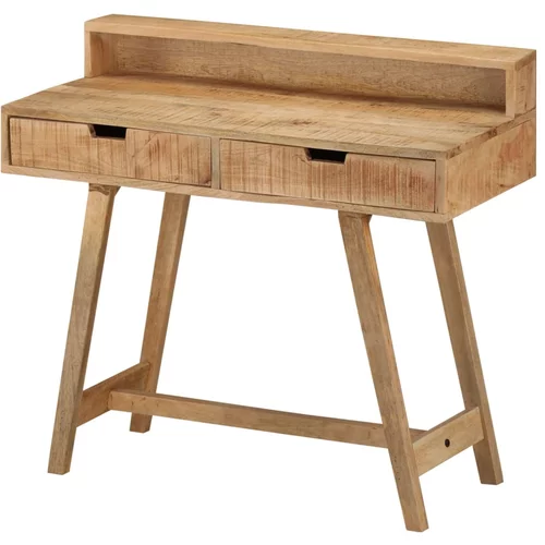  Radni stol 100 x 45 x 90 cm od masivnog grubog drva manga