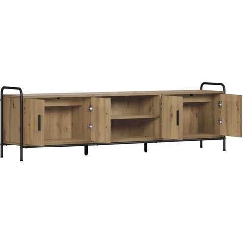  TV ormar 167 5 x 33 x 50 cm Hrast artisan Konstruirano drvo - Hrast artisan 167 5 x 33 x 50 cm Slike