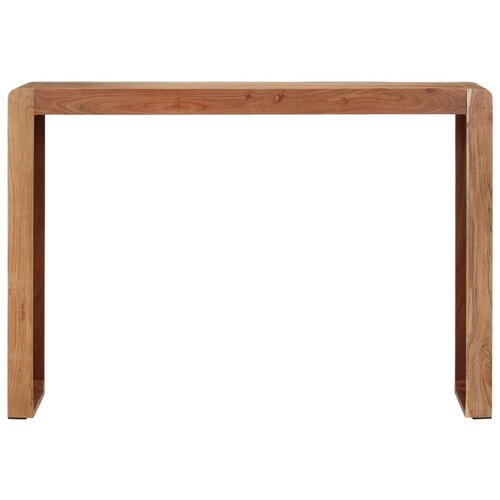 Maison Chic konzolna miza - miza ob steni 110x30x76 cm trden akacijev les, (21786051) Slike