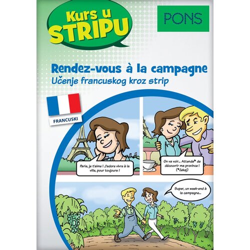Delfi PONS kurs u stripu - francuski: randez-vous a la campagne Cene