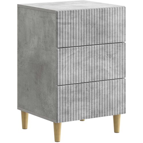 vidaXL Noćni ormar Betonska siva 43 x 41 x 66 5 cm Konstruirano drvo - Betonska siva Cene
