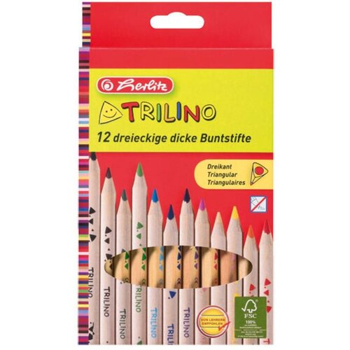 Herlitz Bojice drvene Trilino jumbo trokutaste 12/1 Cijene