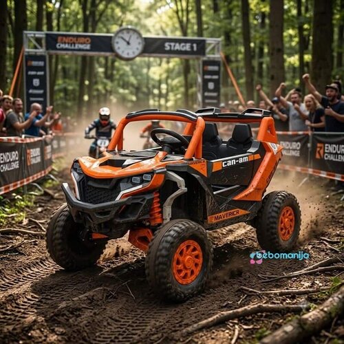 Veliki Terenac 4x4 UTW OFF ROAD - Meki točkovi + Kožno sedi&amp;scaron;te - Narandžasti Slike