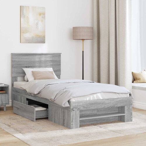  Krevetna konstrukcija Siva Sonoma 80 x 200 cm Konstruirano drvo Slike