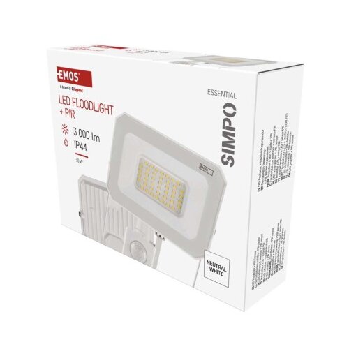  led reflektor simpo 30W pir nevtralna bela Cene