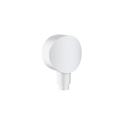 Hansgrohe FixFit Round Matt White priključak za crevo ručnog tuša sa nepovratnim ventilom i sintetičkim priključnim uglom 26453700 Cene