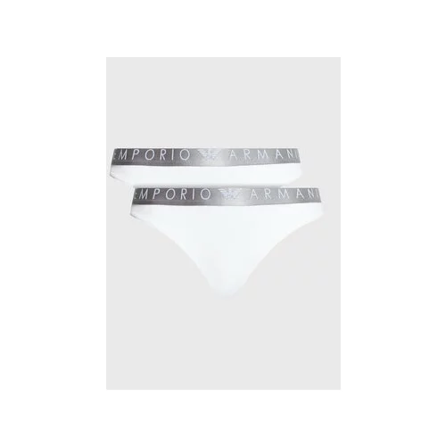Emporio Armani Underwear Set 2 parov klasičnih spodnjih hlačk 163334 3R235 00010 Bela