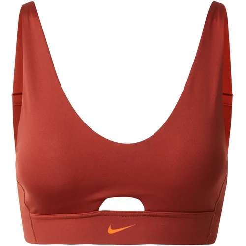 Nike Sportski grudnjak 'INDY' narančasta / ciglasto crvena