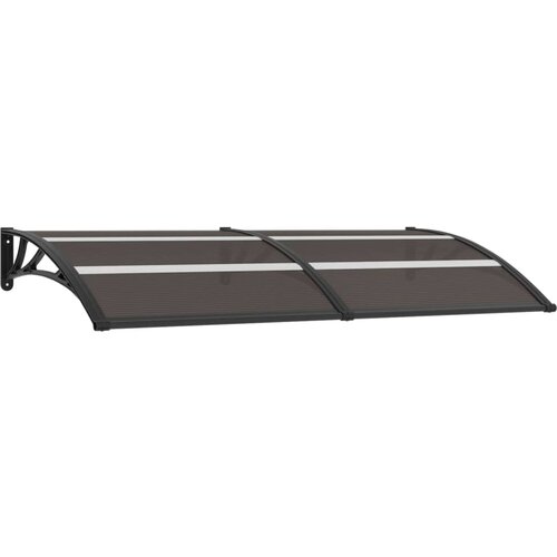 VidaXL Nadstre&amp;scaron;ek za vrata črn 200x80 cm PC Slike