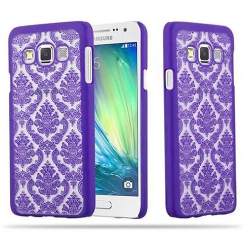 Cadorabo primera, združljiv s Samsungom v vijolični - trdi za&scaron;čitni pokrov v Flower Paisley Henna Design proti praskam in udarcem, (20569048) Cene