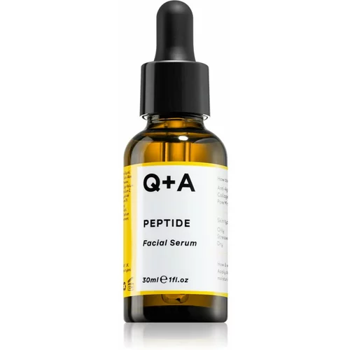 Q+A Peptide pomlajevalni serum za obraz 30 ml