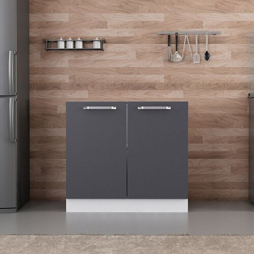 Hanah home kuhinjski element Minar 4131, 90 cm, beli / antracit Cene
