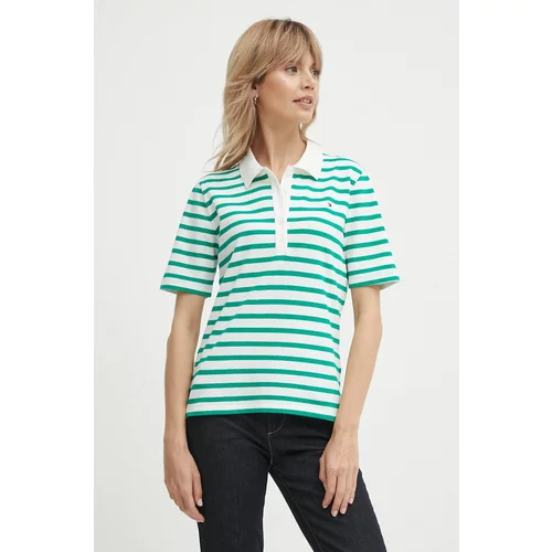 Tommy Hilfiger Polo majica za žene, boja: zelena