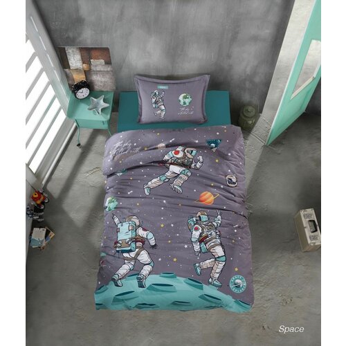 Stefan dečija posteljina 140x200 150-astronaut Slike