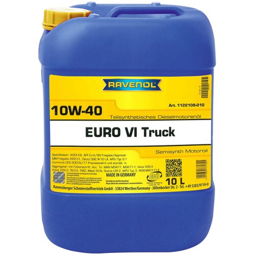 RAVENOL Ulje za motor Euro VI Truck, 10W-40, 10L Cene