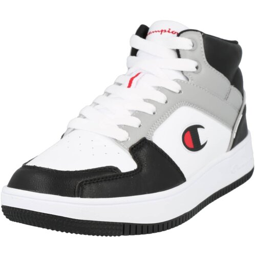 Champion Authentic Athletic Apparel Visoke tenisice 'REBOUND 2.0' svijetlosiva / vatreno crvena / crna / bijela Cijene
