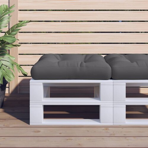 vidaXL Blazina za palete antracitna 58x58x10 cm blago Cene