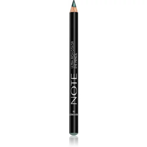 Note Cosmetique Ultra Rich Color Eye Pencil vodootporna olovka za oči nijansa 08 Deep Forest 1,1 g