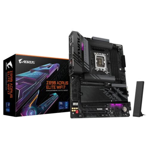 Gigabyte Z890 AORUS ELITE WIFI7, DDR5, SATA3, USB4, DP, 2.5GbE, WIFI 7, LGA1851 ATX Cene