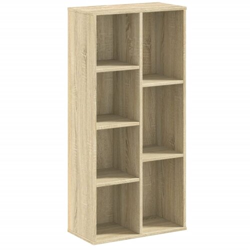  Regal za knjige boja hrasta 50x25x105 cm od konstruiranog drva Slike