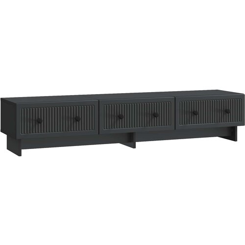 TV ormar s ladicama Crna 147 x 34,5 x 30 cm Konstruirano drvo Cijene