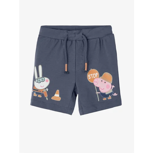 name it Dark Grey Patterned Boys' Shorts Marl - Boys