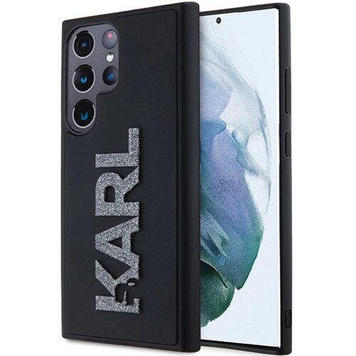 Karl Lagerfeld ETUI 3D RUBBER GLITTER LOGO NA SAMSUNG GALAXY S24 ULTRA - CZARNE, (21898832) Cene