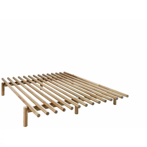 Karup Design okvir za posteljo iz borovega lesa Pace Natural, 140 x 200 cm