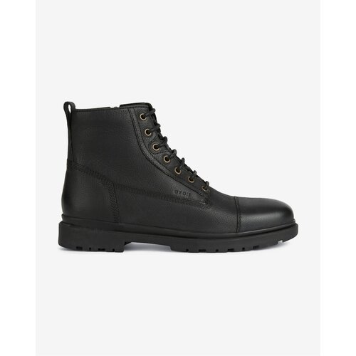 Geox Black Men&amp;#039;s Leather Ankle Boots Andalo - Men Slike