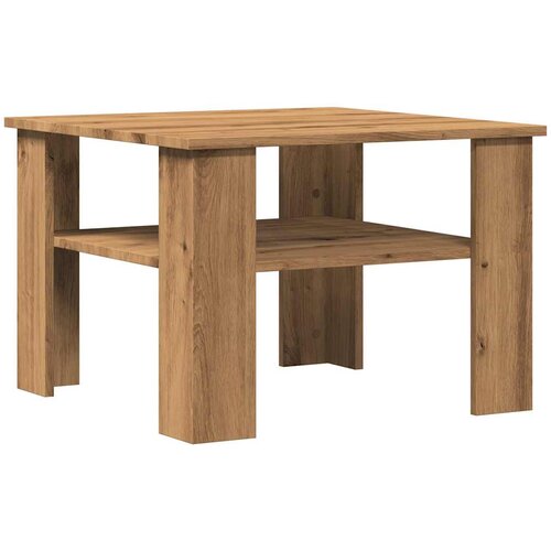 vidaXL kavna mizica Artisan Oak 60x60x42 cm inženirski les Cene