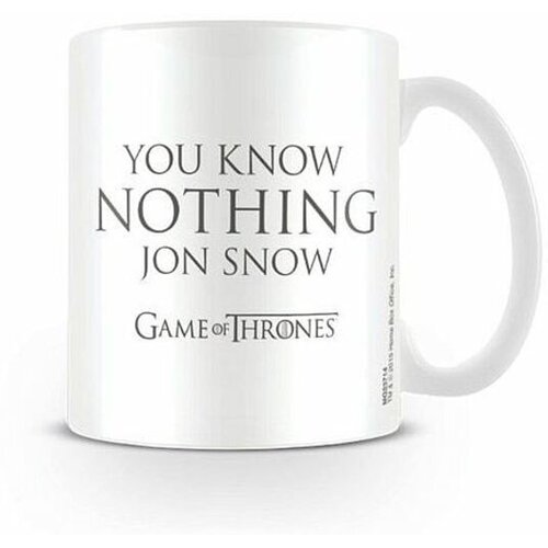 Pyramid GAME OF THRONES (YOU KNOW NOTHING JON SNOW) skodelica Cene
