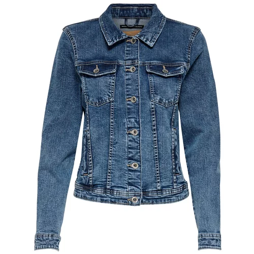 Only Jeans jakna Tia 15170682 Mornarsko modra Regular Fit