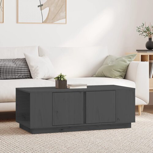  Stolić za kavu sivi 110 x 50 x 40 cm od masivne borovine Cijene