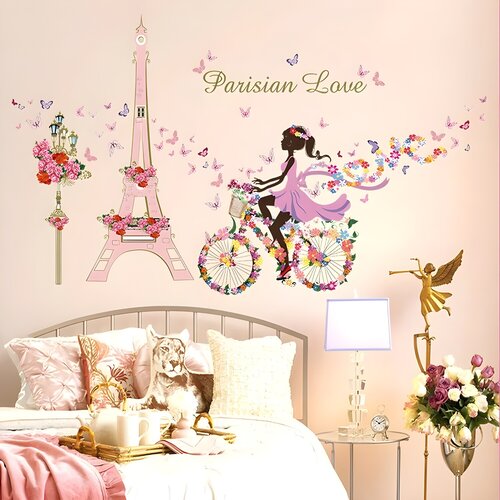 IZMAEL Naljepnica za zid / Tapeta Parisian Love Cijene